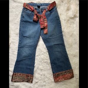 BUM Equipment Jeans With Trim And Belt